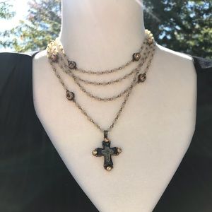 Virgins Saints and Angels Rosary necklace